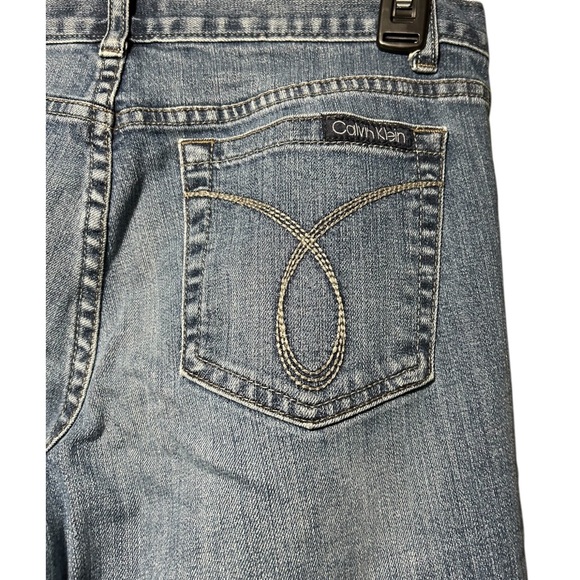 Calvin Klein Denim Flare Jeans - Picture 2 of 4